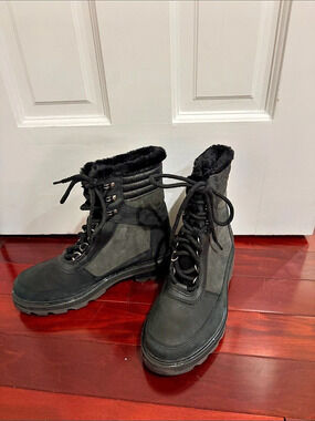 SOREL Winter Carnival Waterproof Winter Boots US 8 Black